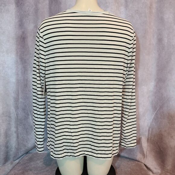 BP Striped Pocket Front Long Sleeve Tee Size Medium - Picture 2 of 4